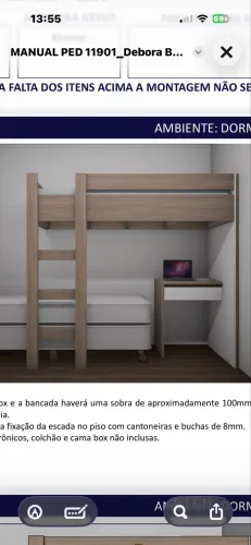 Boliche / Cama Suspensa