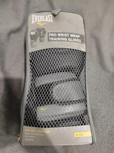 luva de boxe Everlast couro genuíno