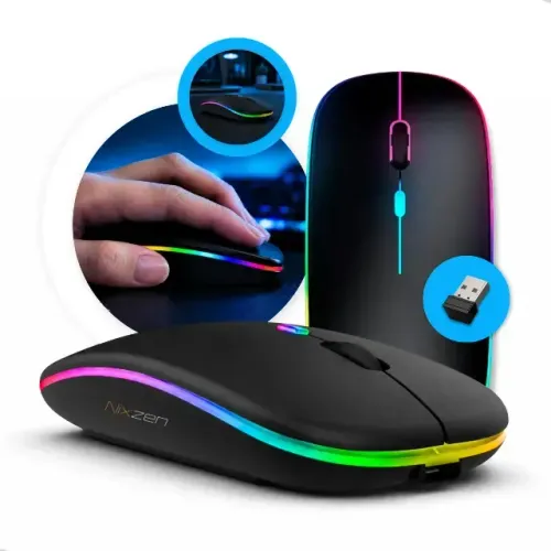 Mouse Sem Fio Recarregável Wireless