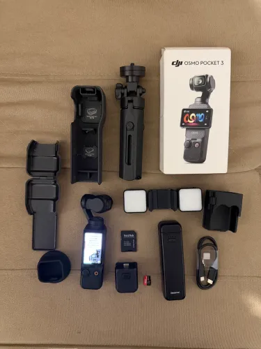 Dji Osmo Pocket 3 + Batería + Luz + Acessórios