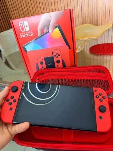 Nintendo switch Oled edição limitada Mario Vermelho