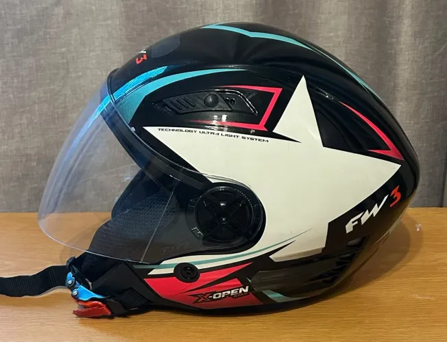 Capacete aberto FW3 X-open up star TAM 56