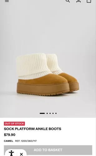 Ugg bota Bershka