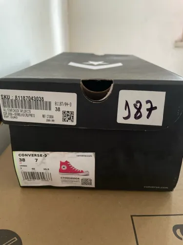 tênis all star vermelho