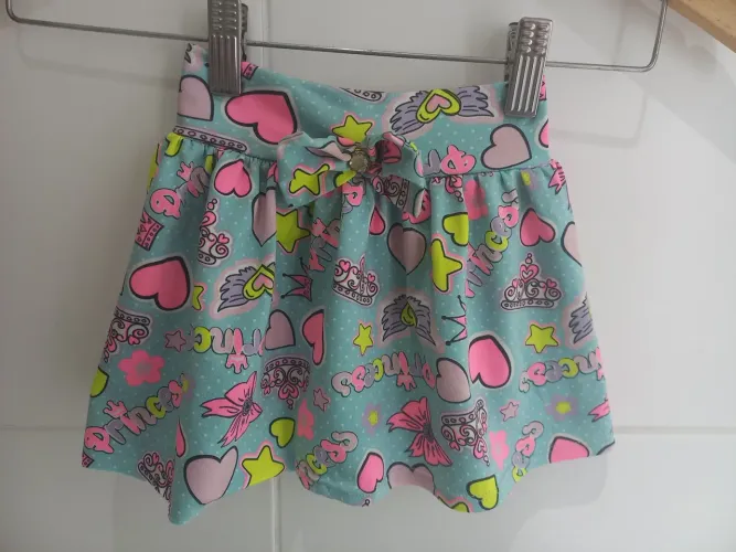 Saia estampada bebê
