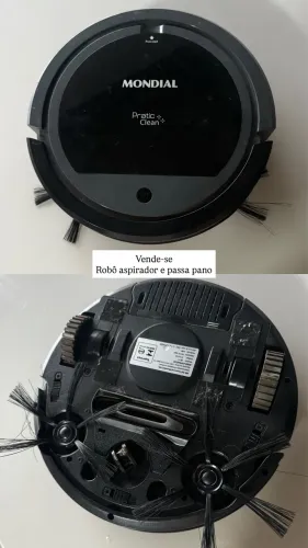 Robô varre, aspira e passa pano 