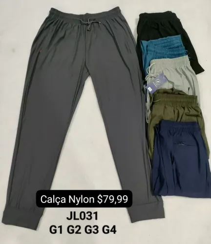 calças nylon plus sizes do g1 ao g3