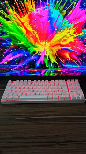 Teclado Redragon Kumara Branco