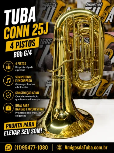 Tuba CONN 25J - 4 Pistos