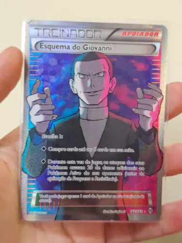 Carta Pokémon: Esquema do Giovanni (162/162)