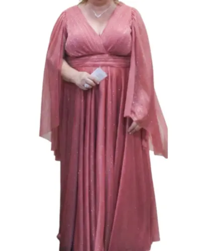 Vestido de Festa Longo para Mãe da Noiva/Mãe do Noivo - Usado apenas uma vez