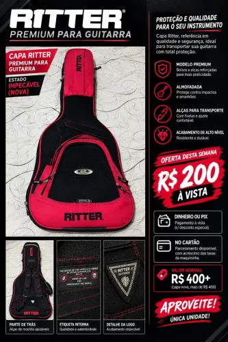 Capa Bag para guitarra RG 4000-E Ritter