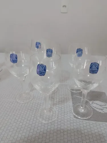 Conjunto 6 Taças de Cristal de Vinho Branco