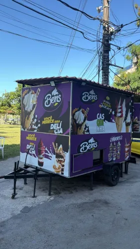 Food truck açaí e sorvete