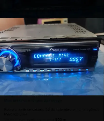 Aparelho De Som Automotivo Pioneer Deh-p5980ib