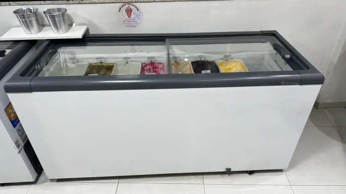 Freezer porta de vidro 550 lt gelopar