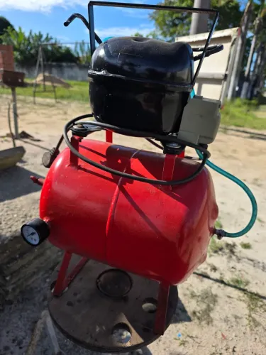 Compressor de Ar Portátil - Funcionando Perfeitamente