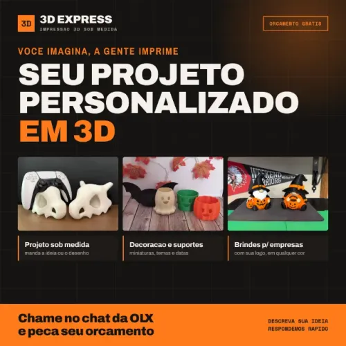 Impressão 3D Sob Medida | Projetos Personalizados - 3D Express