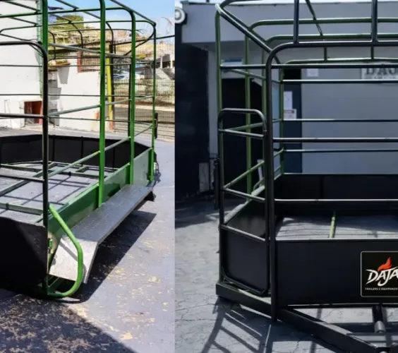 Trailer Reboque de. Para 2000kgs boiadeiro cavalos cabras