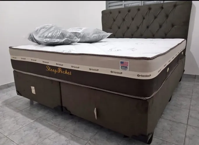 Cama Quuem completa