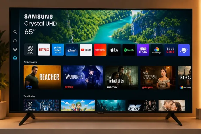 Tv sansung 65 p/ smart 4k 
