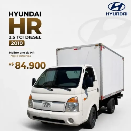 HYUNDAI HR 2.5 TCI DIESEL 2010 - MELHOR ANO - NÃO É ELETRÔNICA