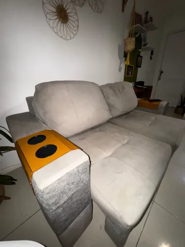 Sofá 2 lugares retrátil