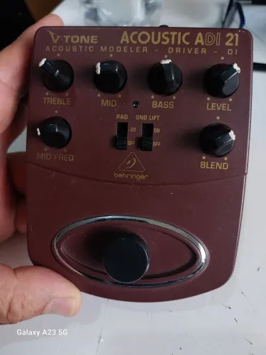 Pedal v tone acustic modelador de amp