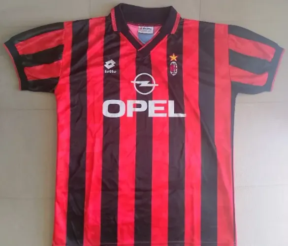 Camisa Oficial Milan Lotto 1995/96