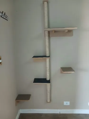 Torre arranhador + playground para gatos
