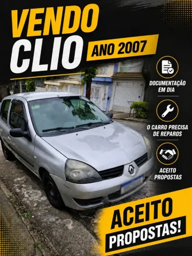 Renault Clio Authentique Hi-flex 1.0 16V 3P 2007