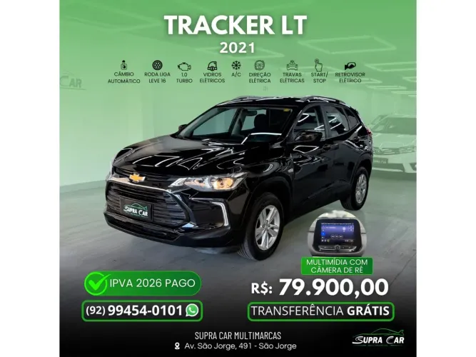 Chevrolet Tracker LT 1.0 Turbo 12V Flex AUT 2021