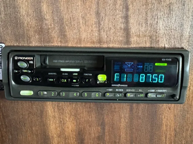 Toca fita rádio e com Bluetooth seminovo pioneer Keh-p5400 na promoção 