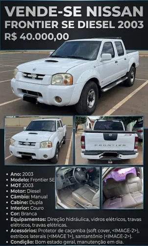 Nissan Frontier SE/ SE ONE CD 4X2 2.8 TDI Dies 2003