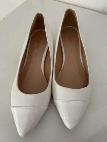 Scarpin Constance Branco