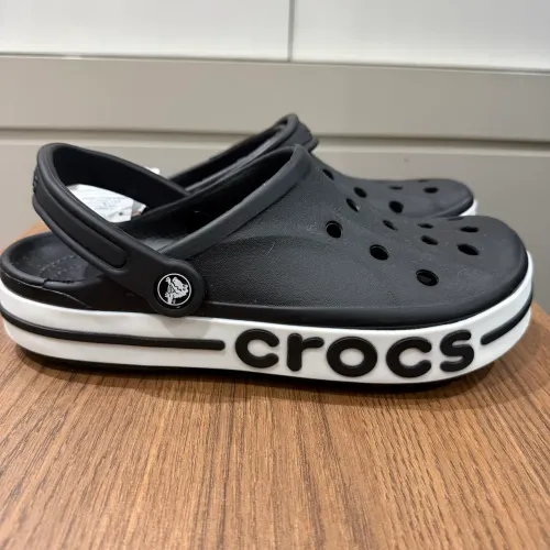 Sandália Crocs Bayaband Clog Black/white
