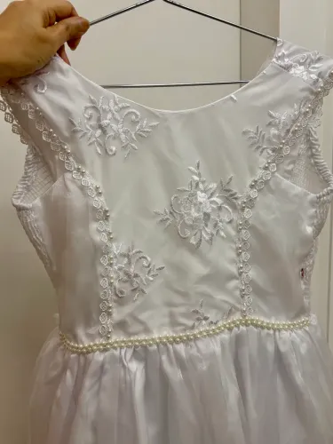 Vestido branco infantil / para 1a comunhão ou outro evento . TAM 10 anos - semi novo