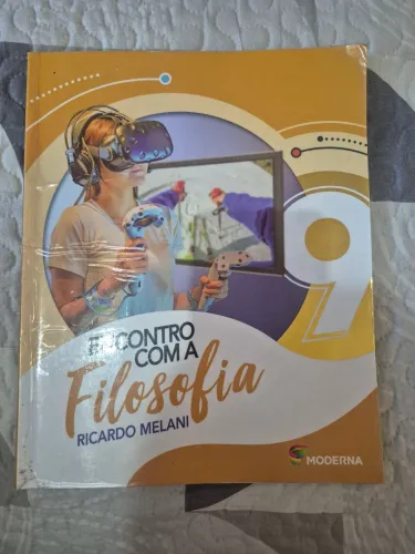 Livro de filosofia 9º ano (editora Moderna)