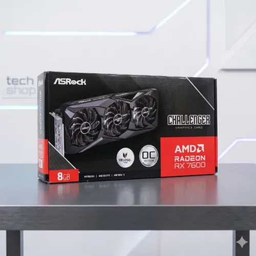 RX 7600 Asrock Challenger - Lacrada + Garantia