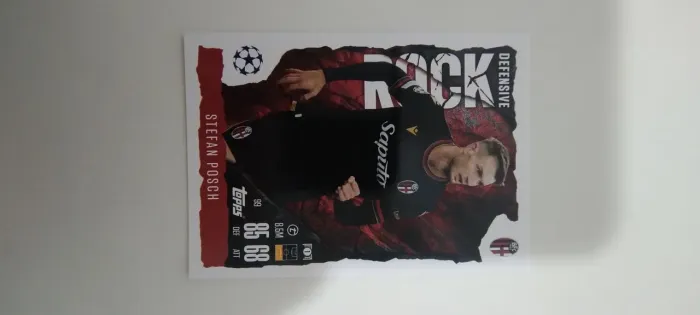 Cartão card de jogador Match Attax Extra Topps