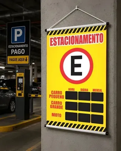 Propagandista para estacionamento
