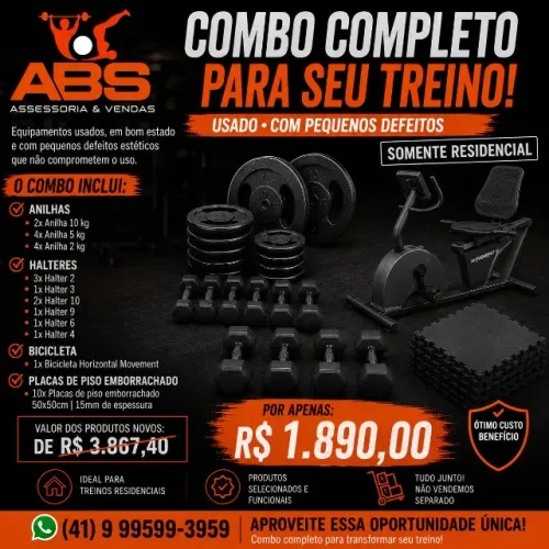 KIT TREINAMENTO EM CASA