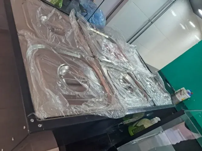 Buffet salada de bancada spolu gelo-x 6 cubas frias spl-527