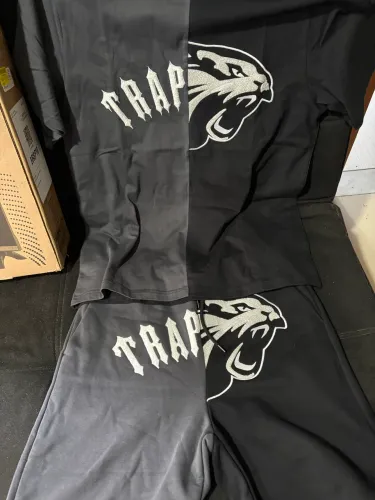Conjunto Trapstar Cinza/Preto