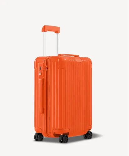 Mala de bordo Rimowa cabin orange gloss em policarbonato