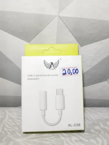Adaptador de áudio entrada tipo C