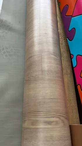 Piso vinílico em manta