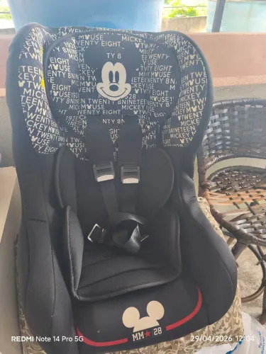 Cadeirinha Para Carro Kalle Mickey Mouse Typo 1/2/3 De 9kg Até 36kg