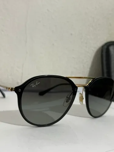 Óculos de Sol Ray-Ban Orginal - Double Bridge Preto e Dourado | Original