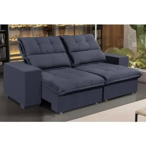 Sofa Atacama Retratil Reclinavel 2,00 - Cinza 